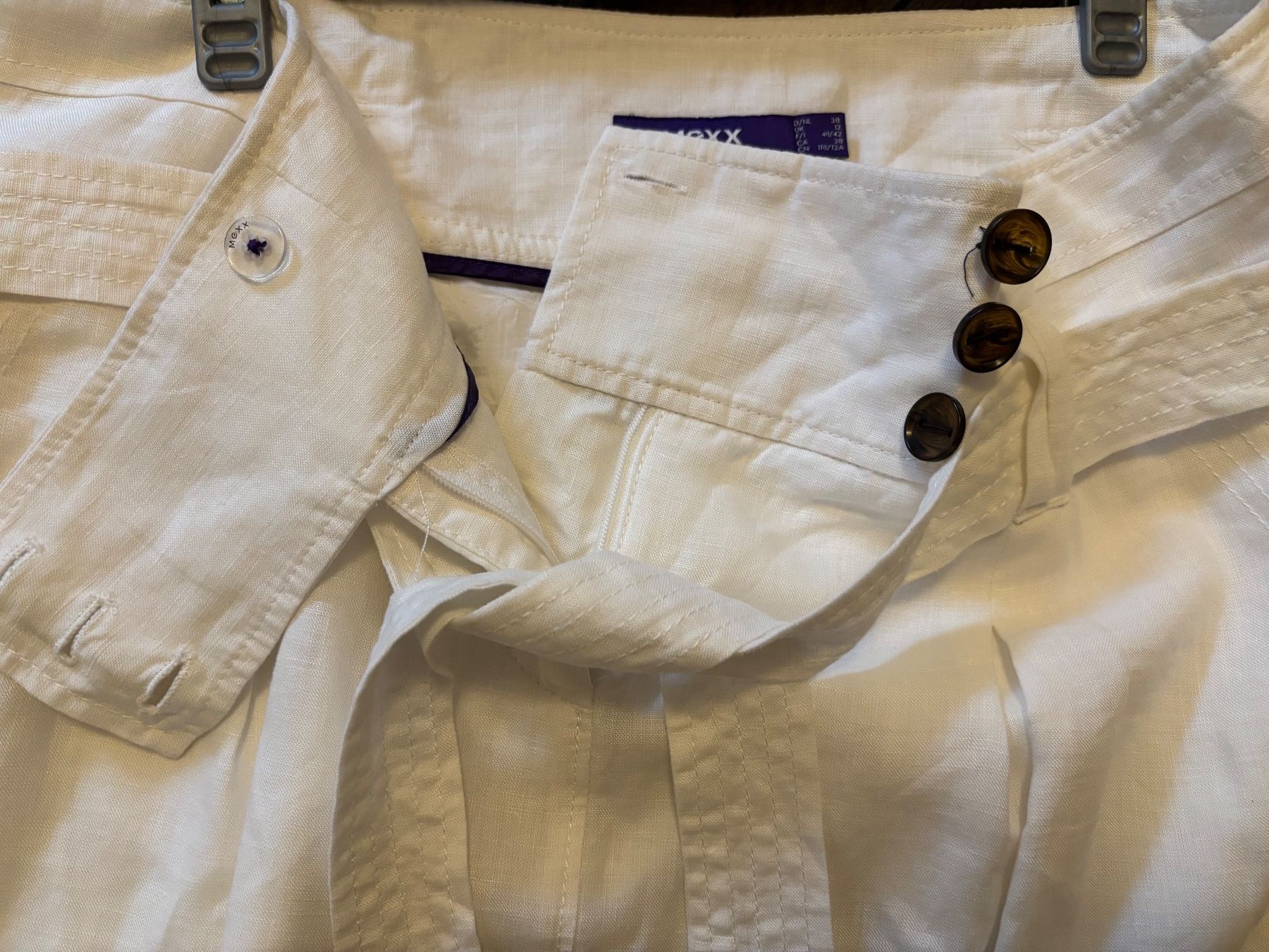 Mexx Röcke: Mexx Leinen-Rock weiss, Gr. 38 – Gebraucht aus Wittnau von soufriere 1