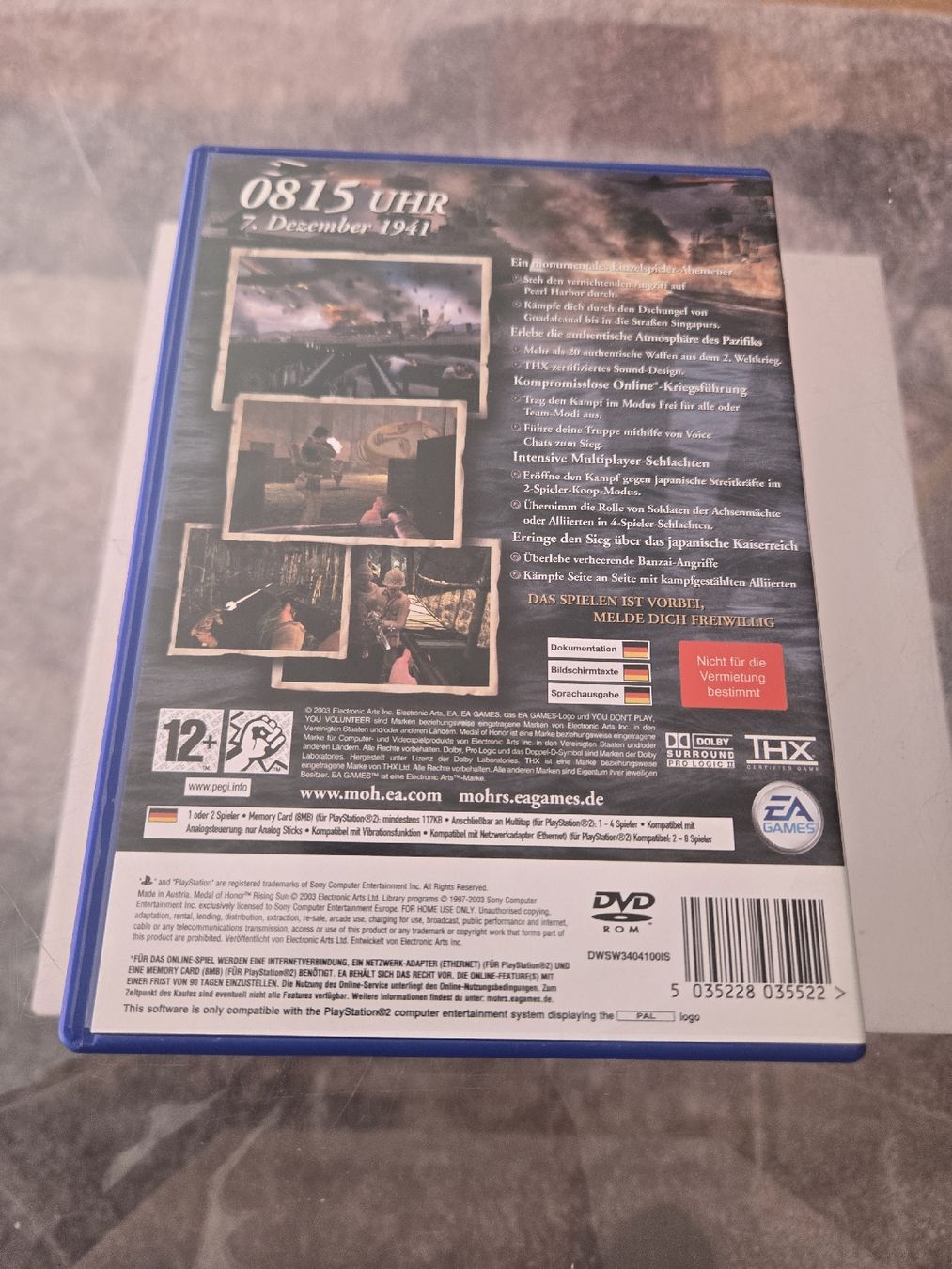 Spiele: Medal of Honor Rising Sun PS2 – Gebraucht aus Bussigny von Kfdlt 1