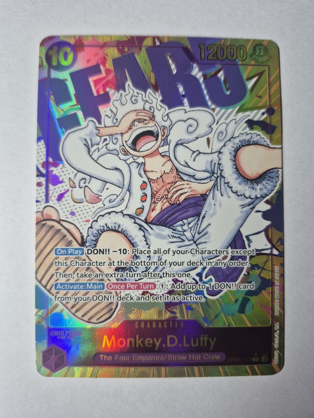 Bandai Cartes à collectionner: One Piece Card Game: Monkey D. Luffy  – D'occasion à Bassersdorf par Strahi