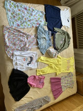 Summer Girls' Clothing Bundle - Dresses, Tops, Skirts, Pants