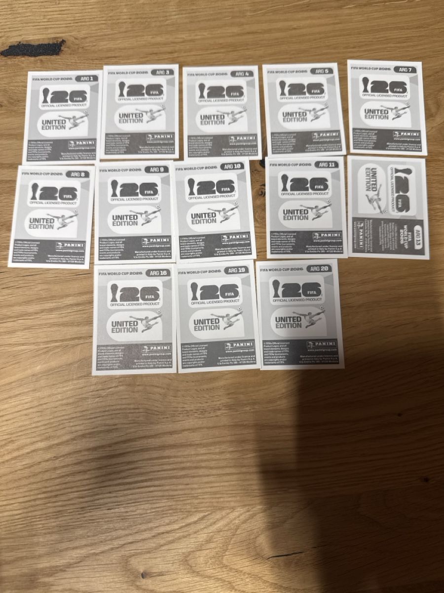 Panini Carte collezionabili: Panini Klebe Bilder WM 2026 Argentinien – Nuovo (secondo la descrizione) da Gamsen venduto da Lionel321 1
