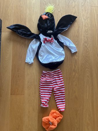 Pinguin Fasnachtskostüm 12 bis 24 Monate