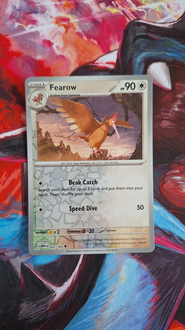 Pokémon Carte collezionabili: Fearow Ibitak - Reverse Holo - Pokemon Mew 151 – Usato da Altstätten SG venduto da GGsGameshop