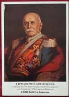 Portrait Graf Zeppelin, Zeppelinpost-Ausstellung 1938