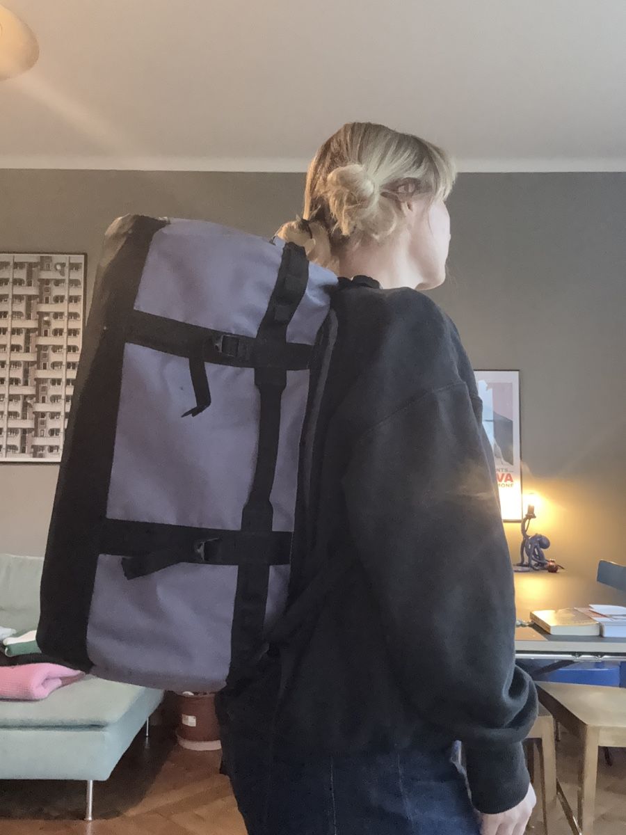 North Face Zaini: The North Face DUFFEL  lila S – Usato da Bern venduto da Sonja_Lo 1