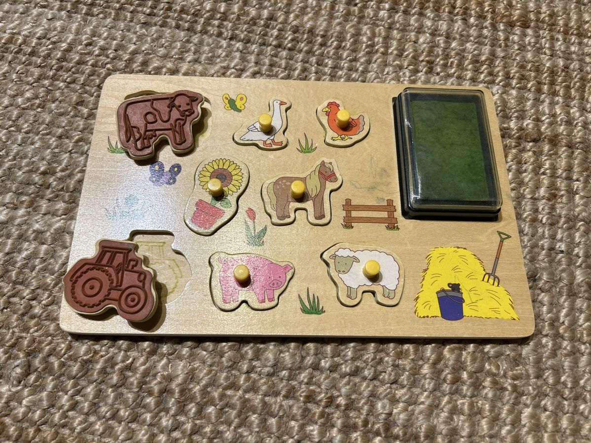 Puzzle: Holzpuzzle Bauernhoftiere – Usato da Dottikon venduto da cimar