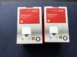 …2 Stück Neu Danfoss Thermostatkopf RA/V 34 mm. Aveo