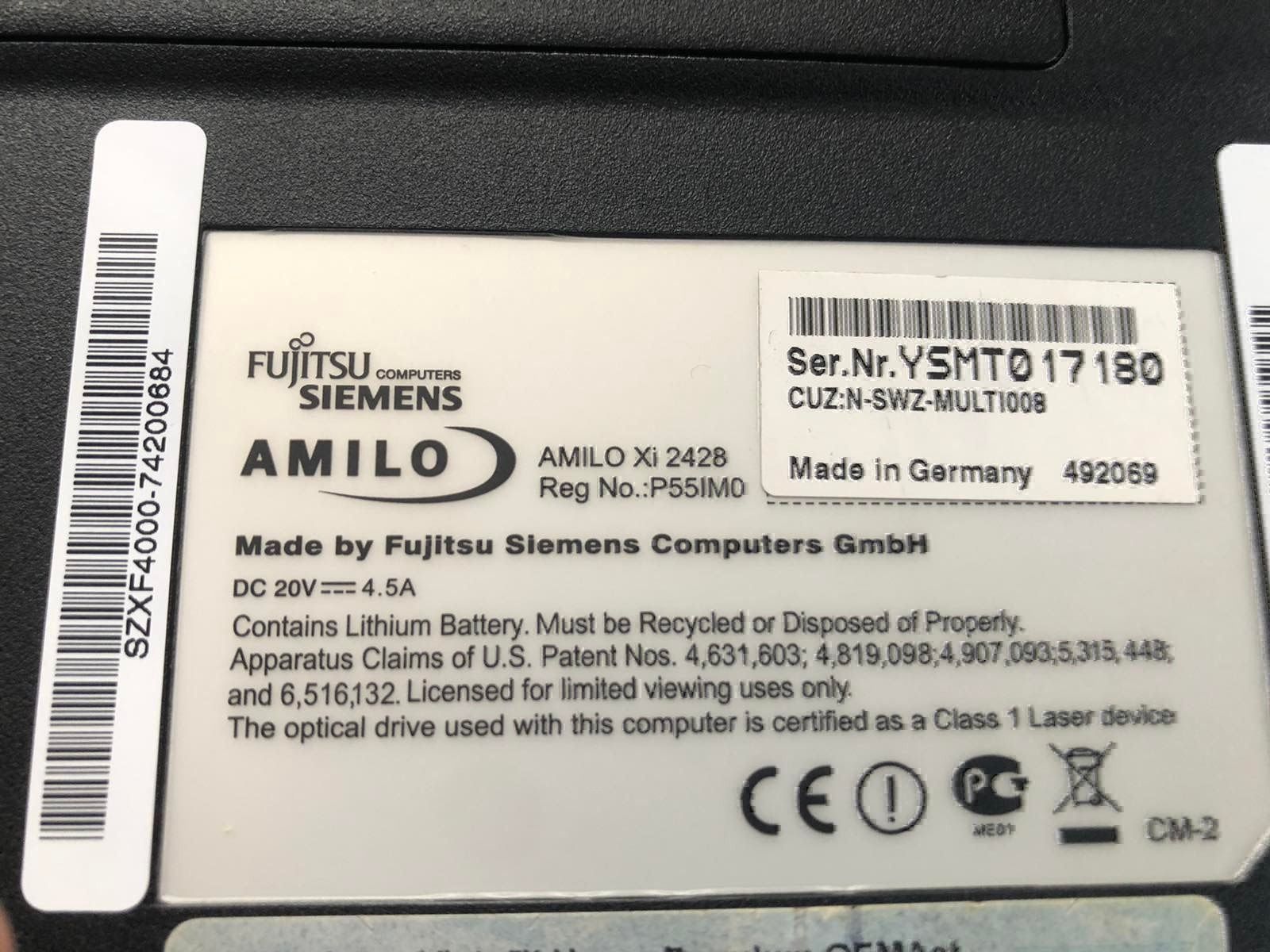 Notebook: Fujitsu Amilo Xi 2428 – Difettoso da MAGDEN venduto da GoldenEagle2020 7