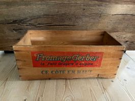 Alte Holzkiste Gerberkäse vintage
