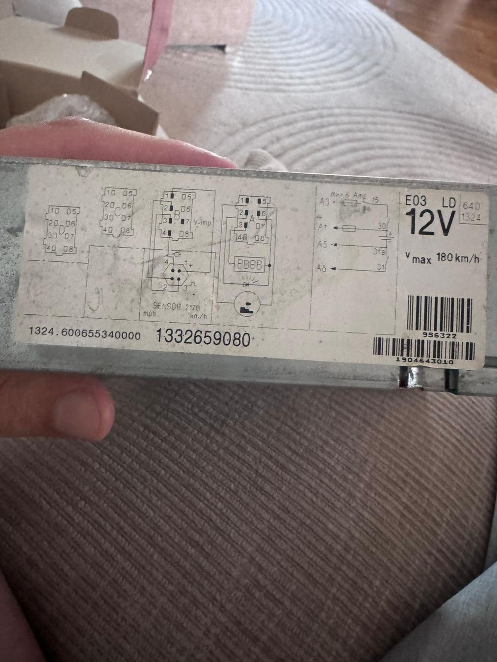 Tutti pezzi di ricambio auto: KIENZLE tachygraphe tachographe – Usato da Basel venduto da na2_c88g 1