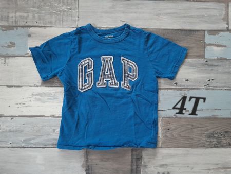 104 Baby Gap T-Shirt Gr. 4T, blau, Sommer Junge garcon