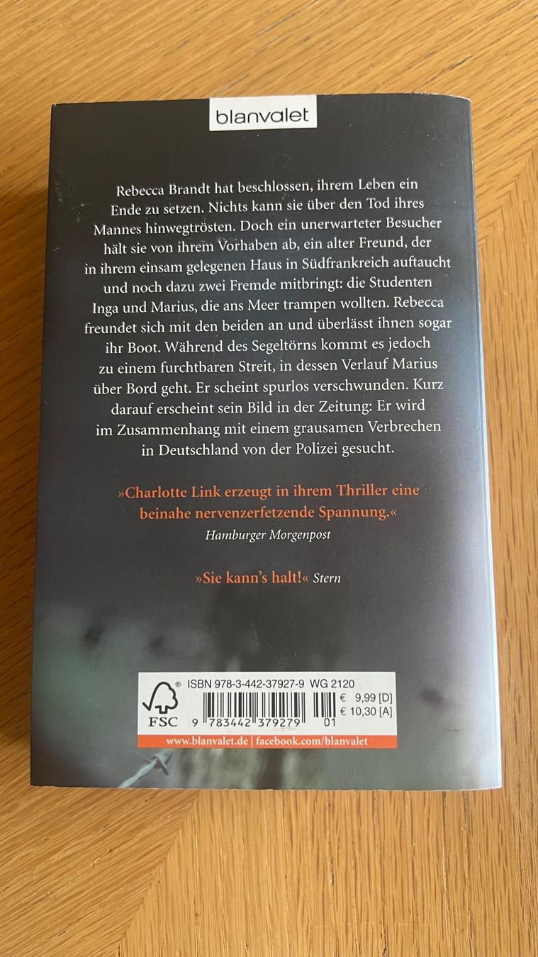 Libri: Charlotte Link: Der fremde Gast – Usato da Schübelbach venduto da Dolly990_2 1