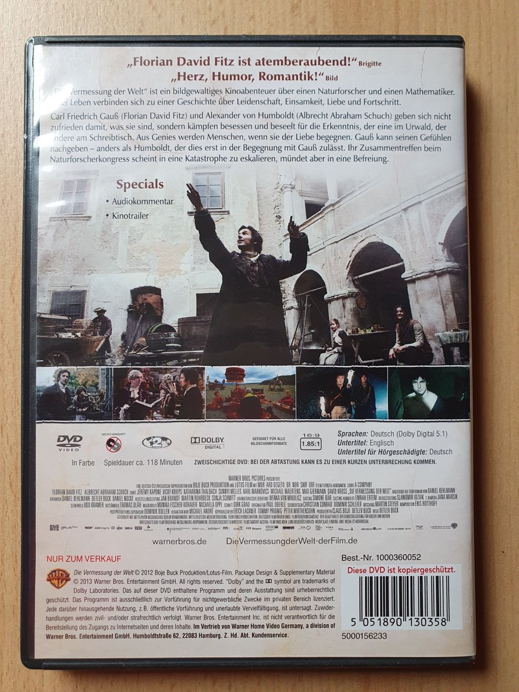 Alle DVDs: DVD - Die Vermessung der Welt – Gebraucht aus St. Margarethen TG von Schachmatt 1