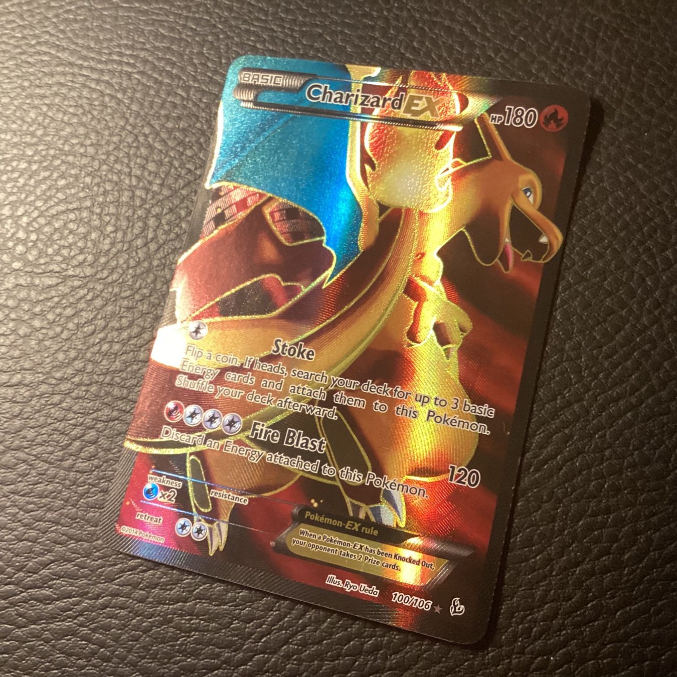 Pokémon Sammelbilder & Trading cards: XY Flash Fire 100/106 Charizard Ex Full Art Eng Excellent – Gebraucht aus Niederuzwil von  2