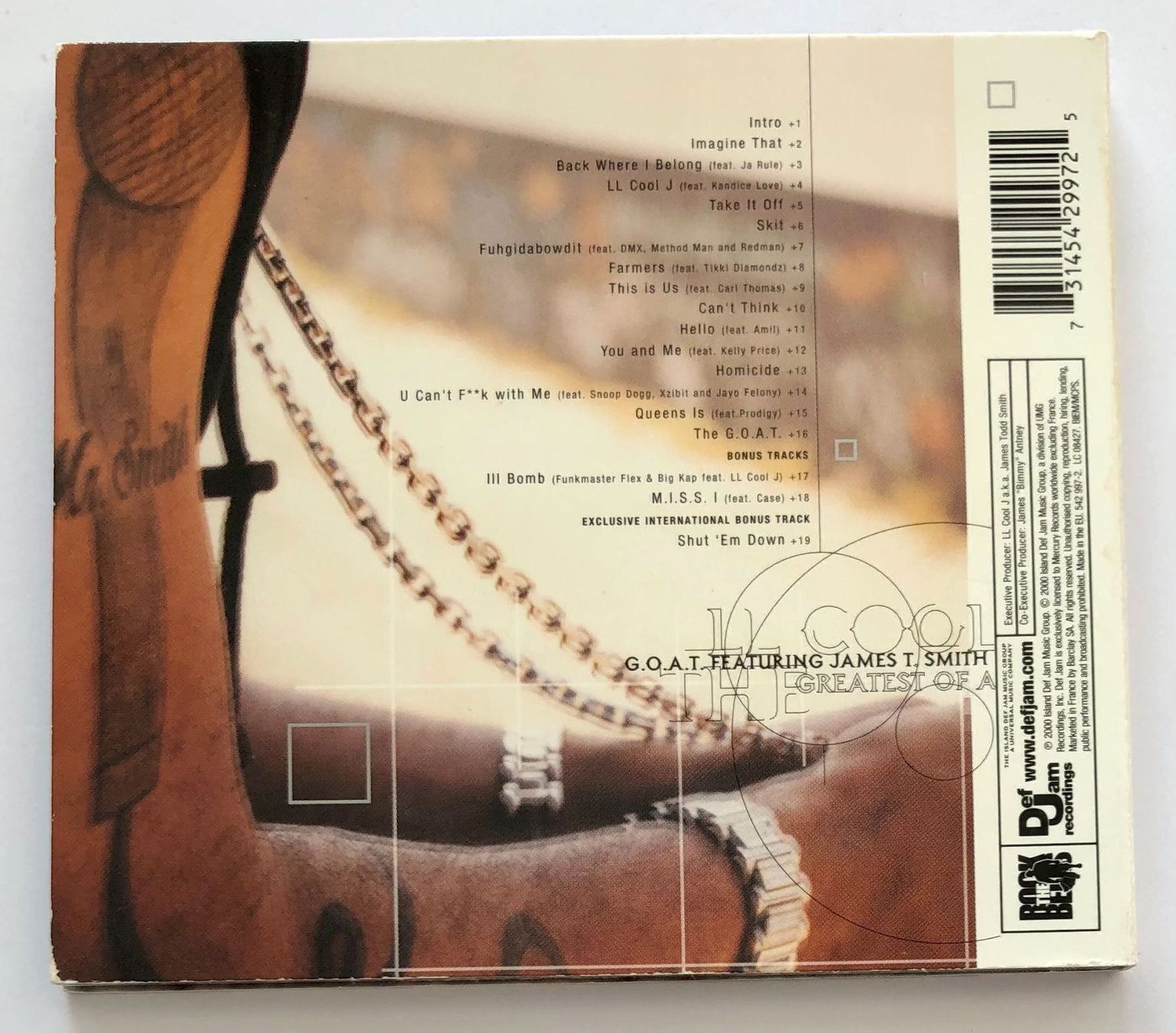 CD: CD - LL Cool J: G.O.A.T (signiert!) – Usato da Zürich venduto da T_H_O_M_A_S 1