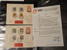 FDC PJ 1924 mit Attest -RAR !! (Kat. 1300.--)