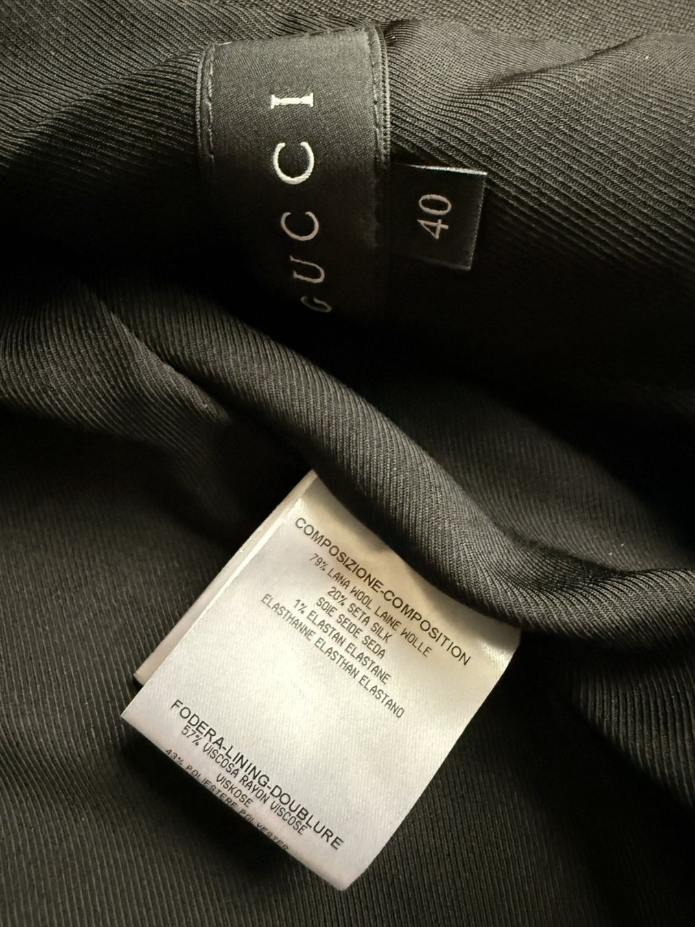 Gucci Kleider: Gucci Blazer &  Kleid schwarz Grösse 36 – Gebraucht aus Weisslingen von Gepy1 6