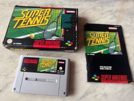 SUPER TENNIS SPIEL FÜR SUPERNINTENDO IN ORIGINALSCHACHTEL