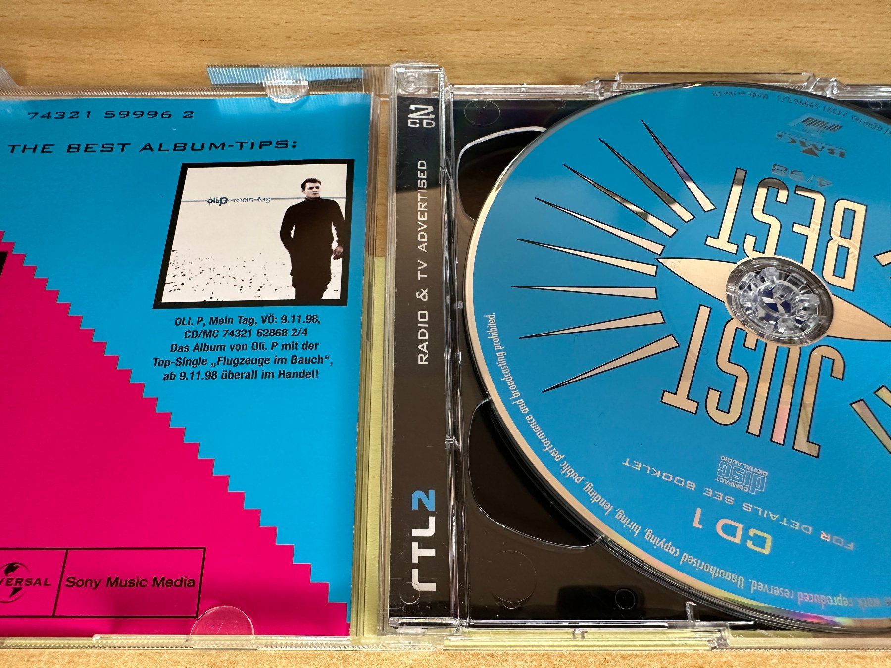 CDs: Various – Just The Best 4/98 - 2 CD – Gebraucht aus Rikon im Tösstal von Alpenmutz 2