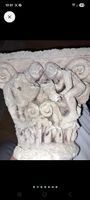 Antike Kapitell Säule, Sandstein, ca. 23 cm hoch