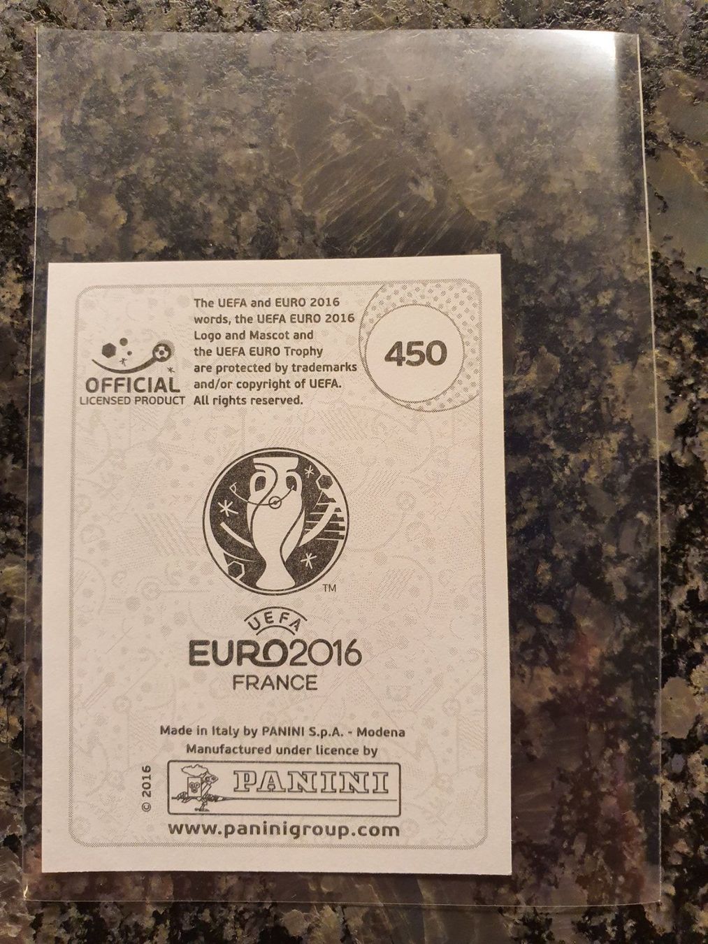 Panini Carte collezionabili: Ivan Rakitic Euro Em 2016 Panini 450 – Usato da Oberdorf BL venduto da BaldenEagle 1