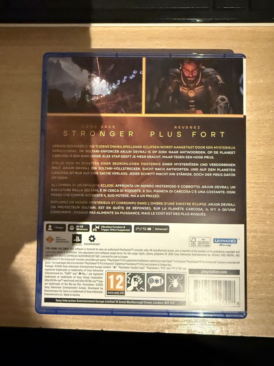 Giochi: Saros / PS5 – Usato da Dietikon venduto da Molella 1
