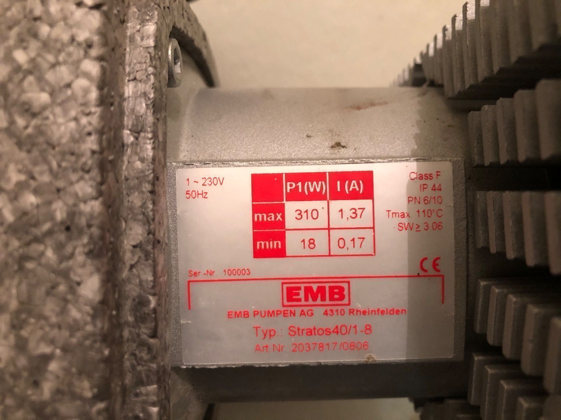 Radiatori: EMB Wilo Pumpe Stratos 40/1-8 – Usato da Bösingen venduto da dada0106 3