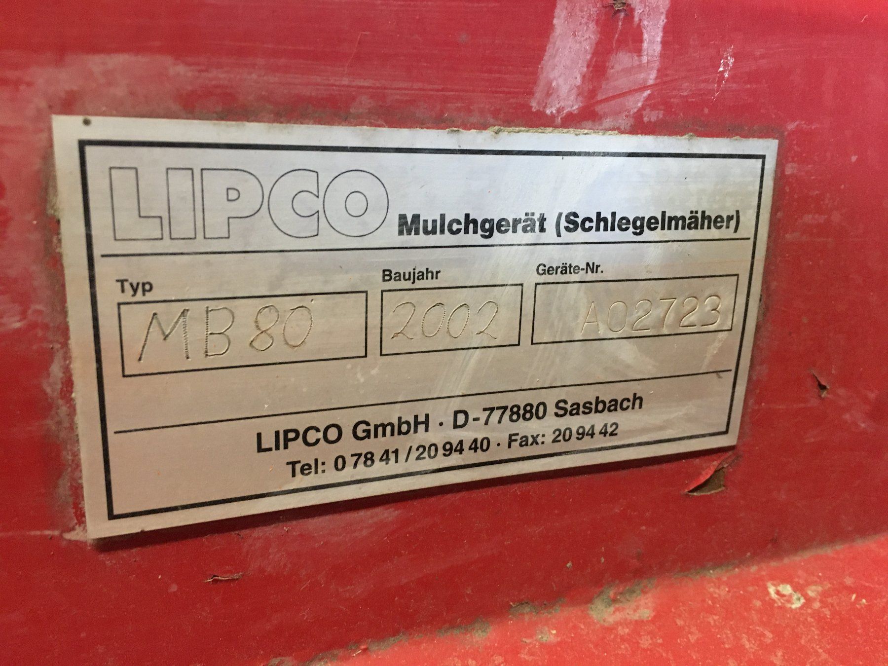 Agria Tutte le macchine: Mulcher an Agria Lipco, Schlegelmäher – Usato da Hausen am Albis venduto da toppreis05 5