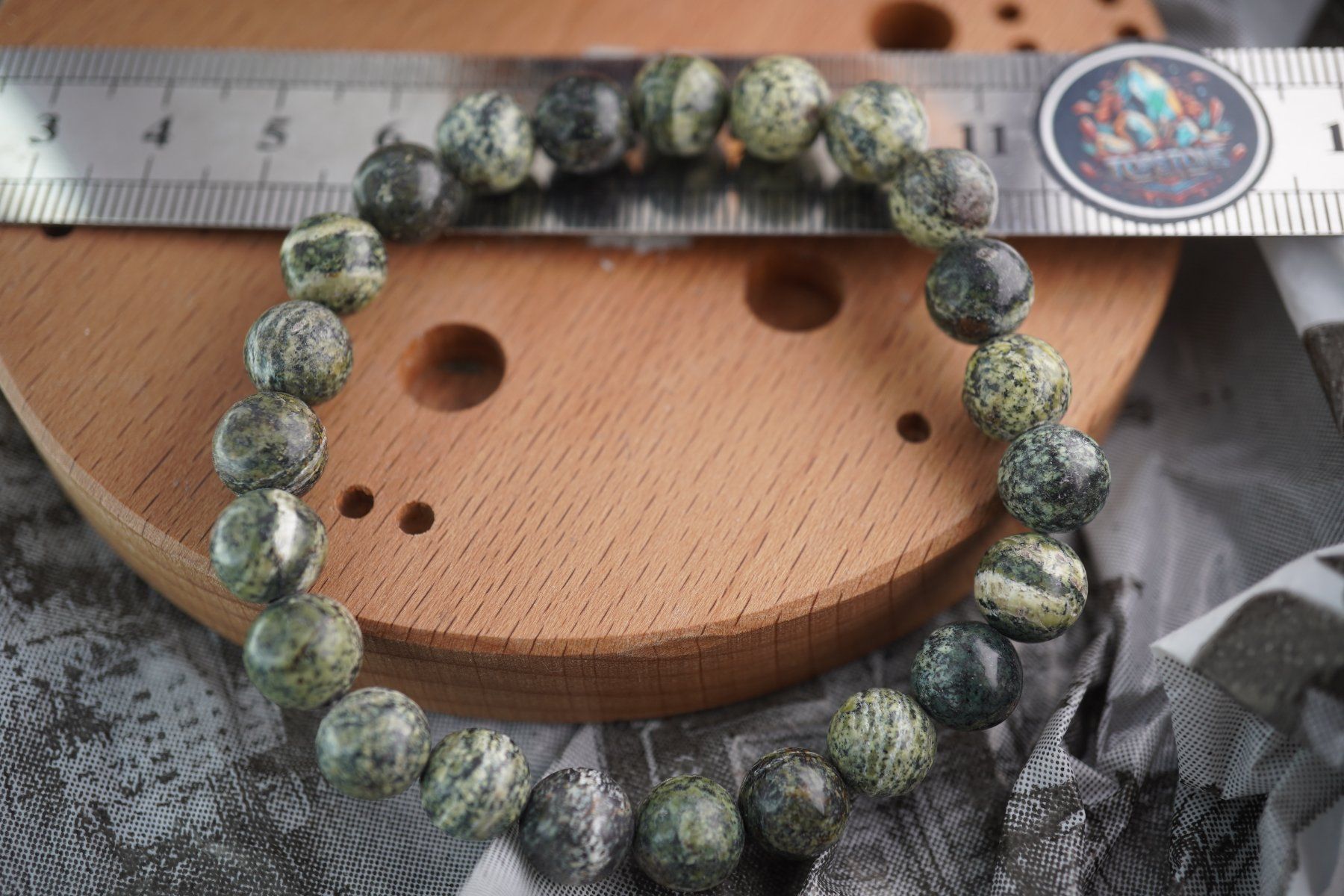 Minerali & Pietre curative: Serpentinit    Kugel    Armband     Rausverkauf – Nuovo e nell'imballaggio originale da Eschenbach SG venduto da topstone 3