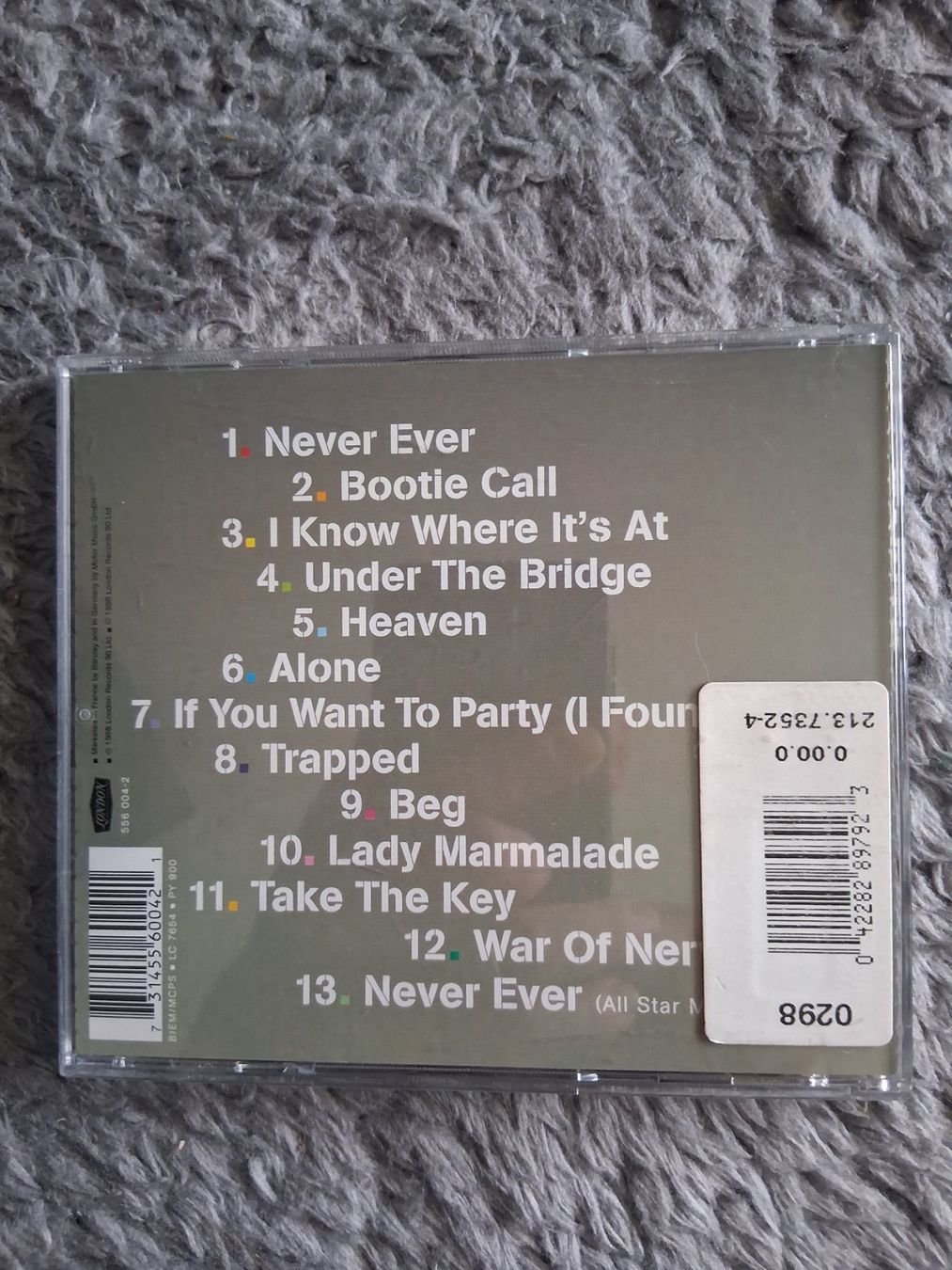 CD: ALL SAINTS        CD – Usato da Wetzikon ZH venduto da Ramones01 1