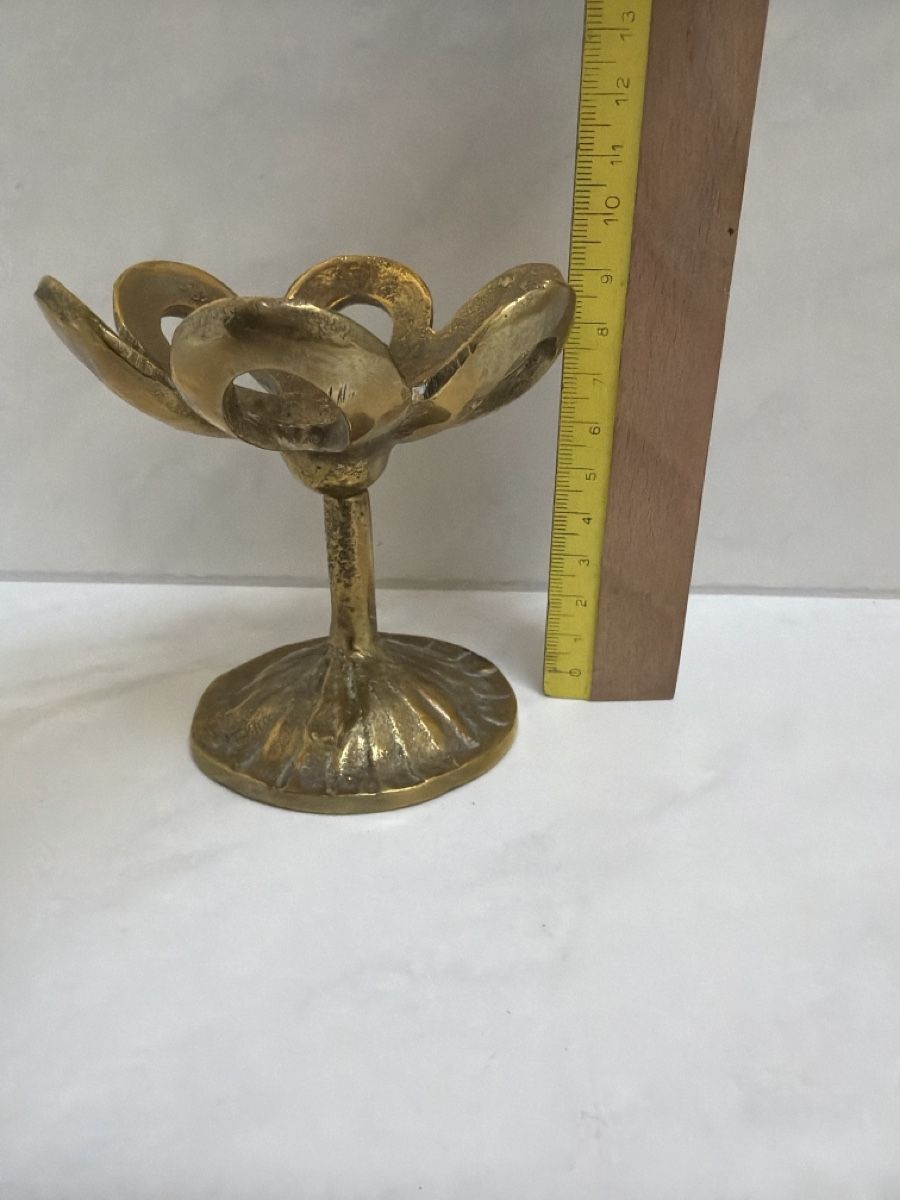 Portacandele: Kerzenständer in Form einer Blume, Vintage. – Usato da Biberist venduto da Momo33 4