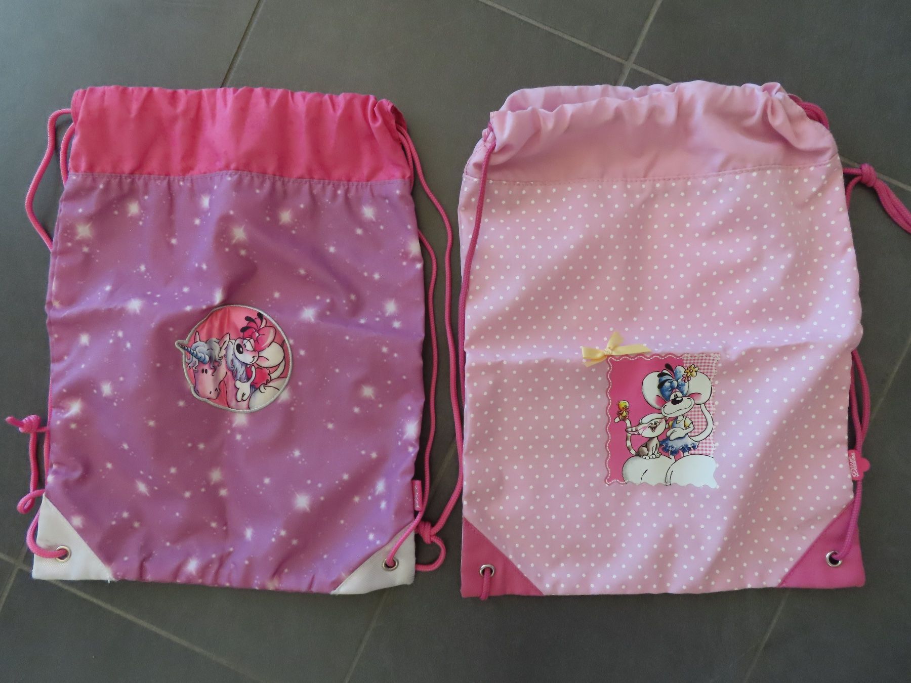 Kindertaschen: 2 DIDDLINA Stoffbeutel / Turnbeutel – Gebraucht aus Wallenried von Asyano 2