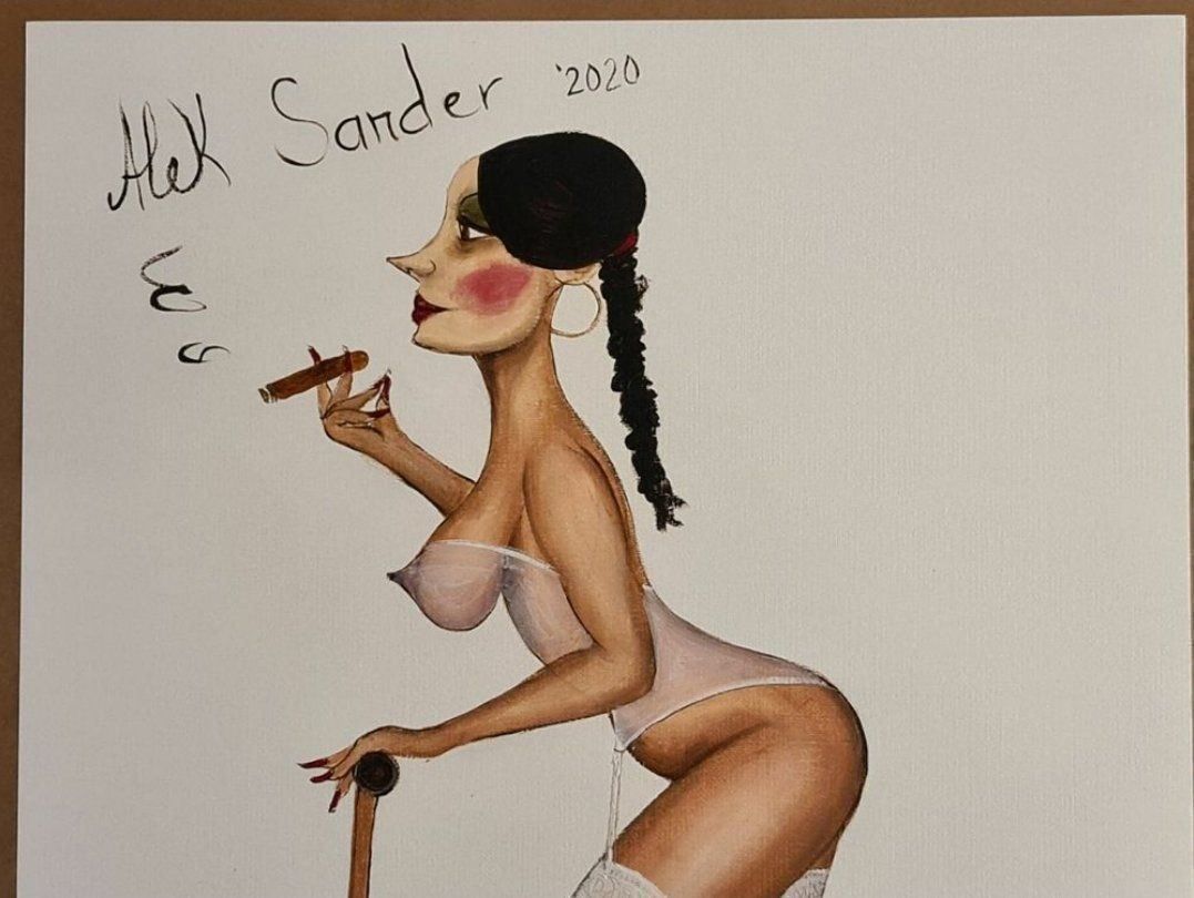 Dipinti: Alex Sander Orig. Gemälde – Usato da Bern venduto da artBoutiquech 3