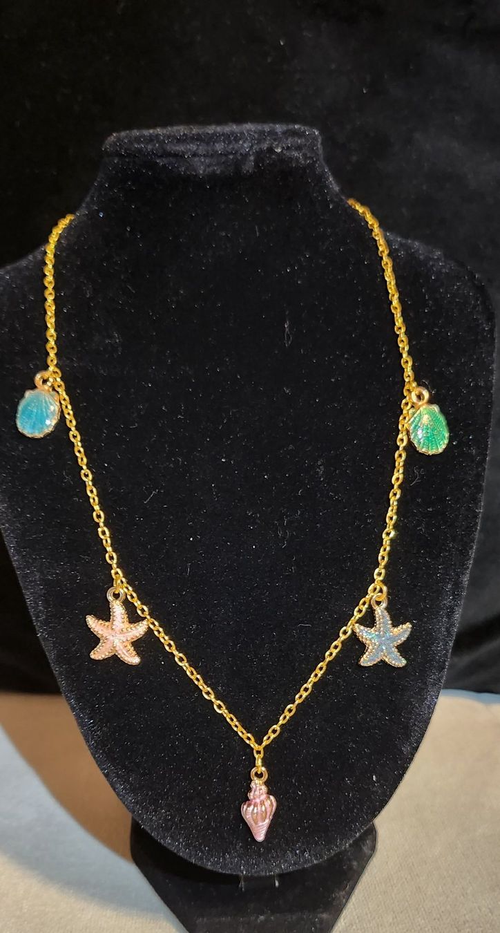 Catenine: Handgemachtes Schmuck Set mit Muschelanhänger – Nuovo e nell'imballaggio originale da Grafstal venduto da sel_yil 3