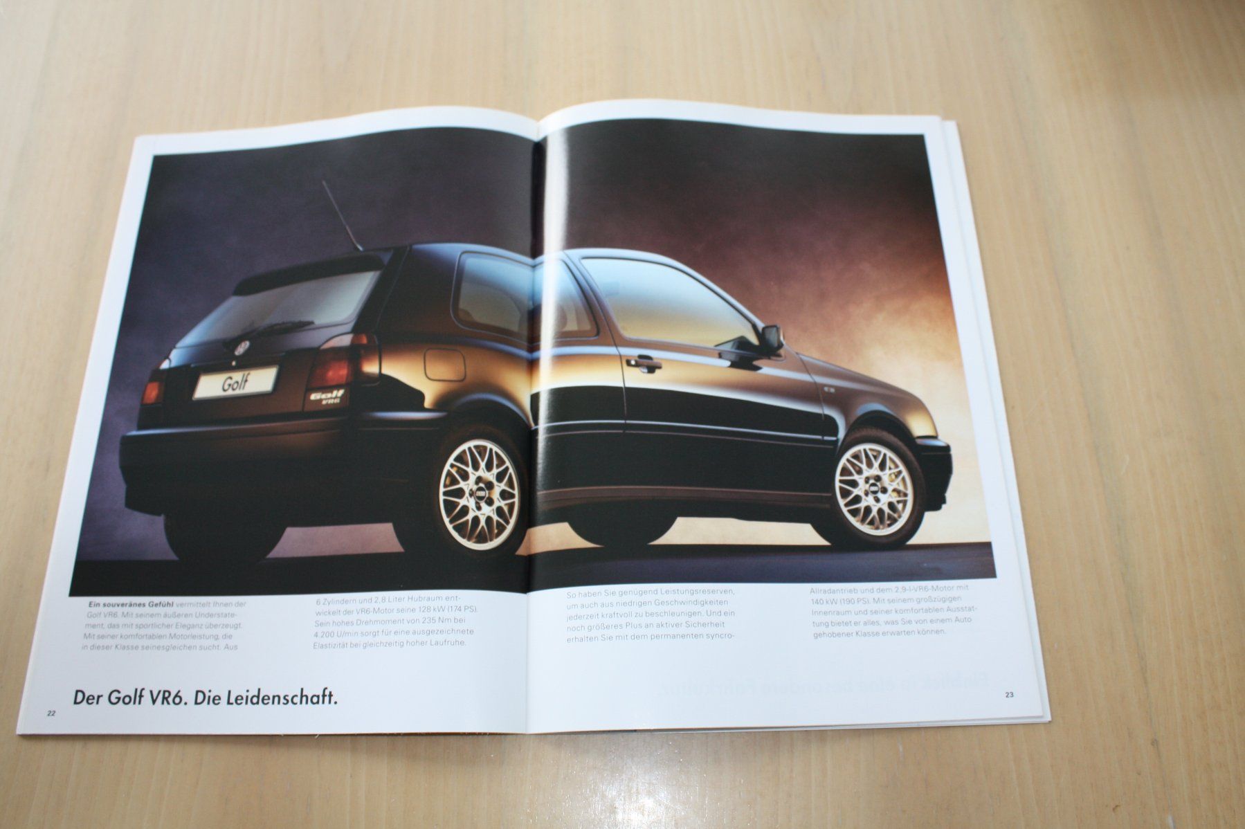 VW Documenti: VW Golf VR6 Prospekt 5/1996 – Usato da Wikon venduto da erwin400 6