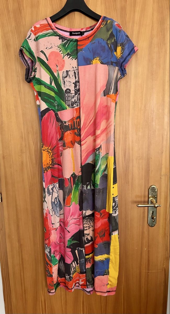 Vestiti: Desigual Jerseykleid Printed XL – Usato da chur venduto da corazon710