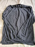 Herren Langarmshirt TCM grau gestreift Grösse Lguter