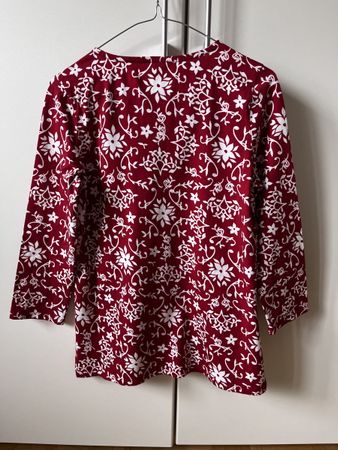 Bio&Fair Shirt, Grösse S, Rot-Weiss