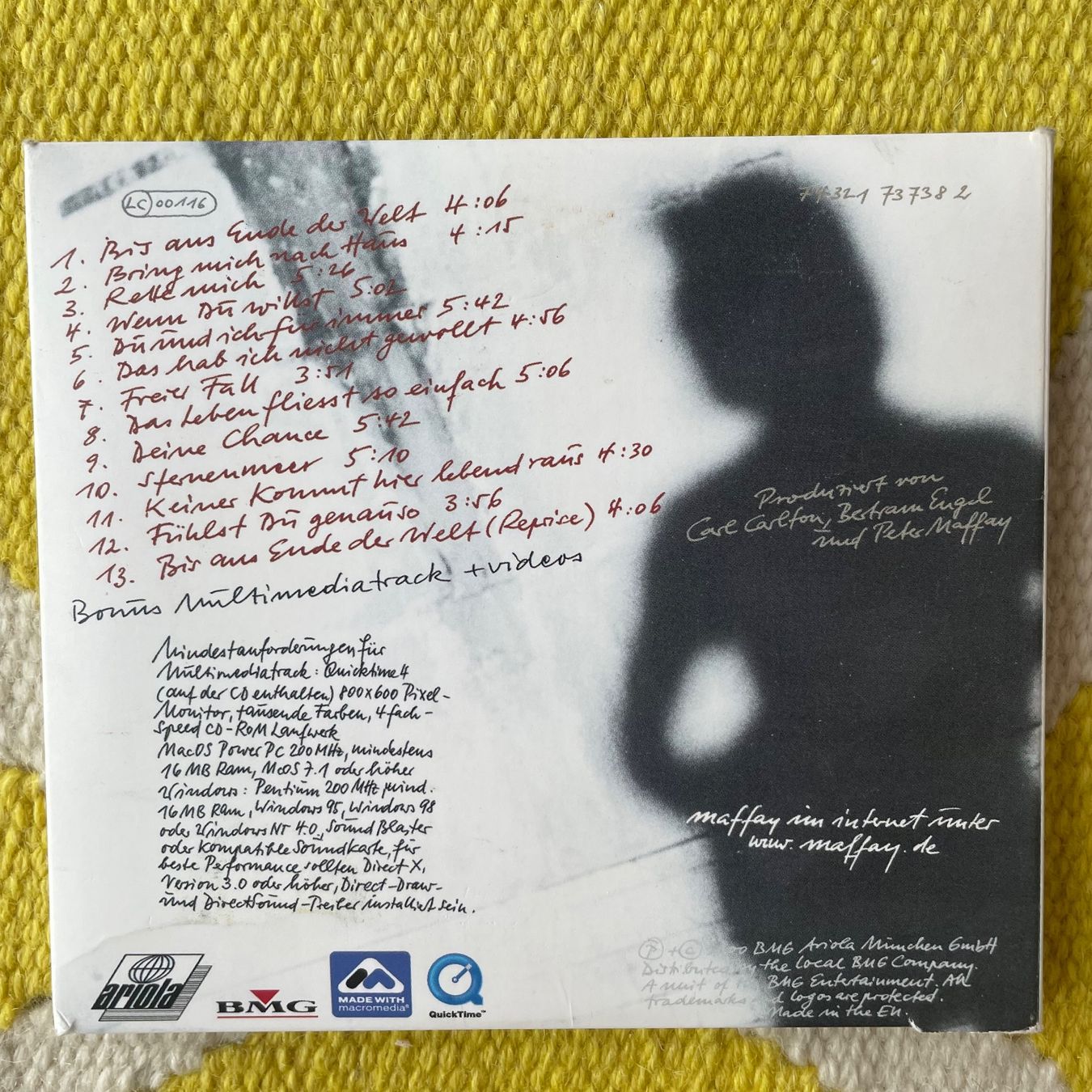 CD: PETER MAFFAY-2CD X (DIGIPACK) – Usato da Rorschacherberg venduto da CD-Roli 1