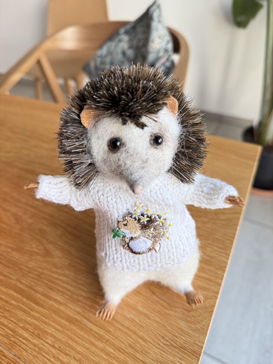 Statuette: Handmade Igel aus Wolle – Nuovo (secondo la descrizione) da Zumikon venduto da FilzTiereDeco 4