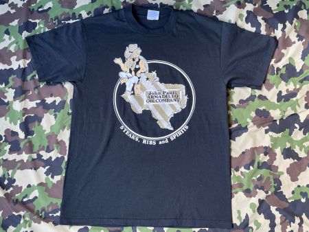 Vintage 90s T-Shirt Texas Armadillo Oil Made in USA Sz L