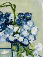 Blumenstillleben inspiriert von Van Gogh, Ölgemälde