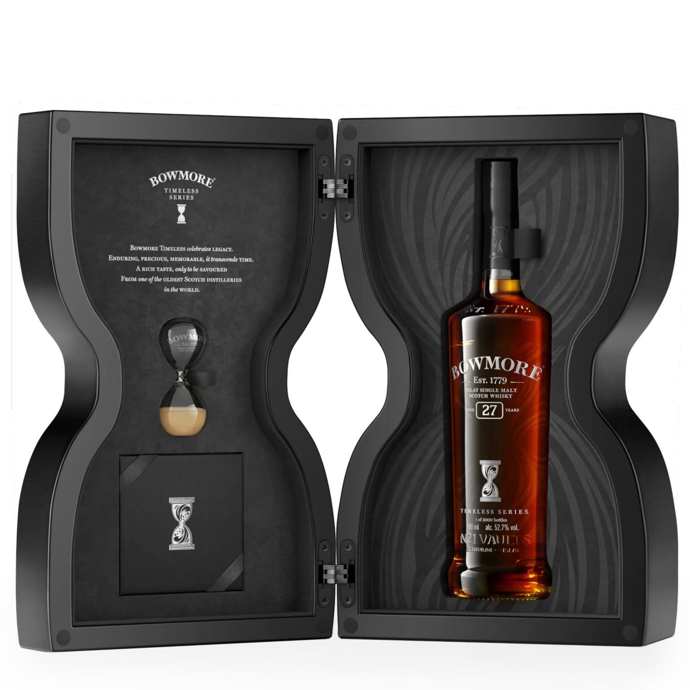Bowmore Bevande alcoliche: Bowmore 27Y Timeless Series Release 2020 52.7% – Nuovo e nell'imballaggio originale da Wohlen AG venduto da MAXMALT 1
