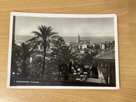 Alte Ansichtskarte Bordighera, Italien, gebraucht!