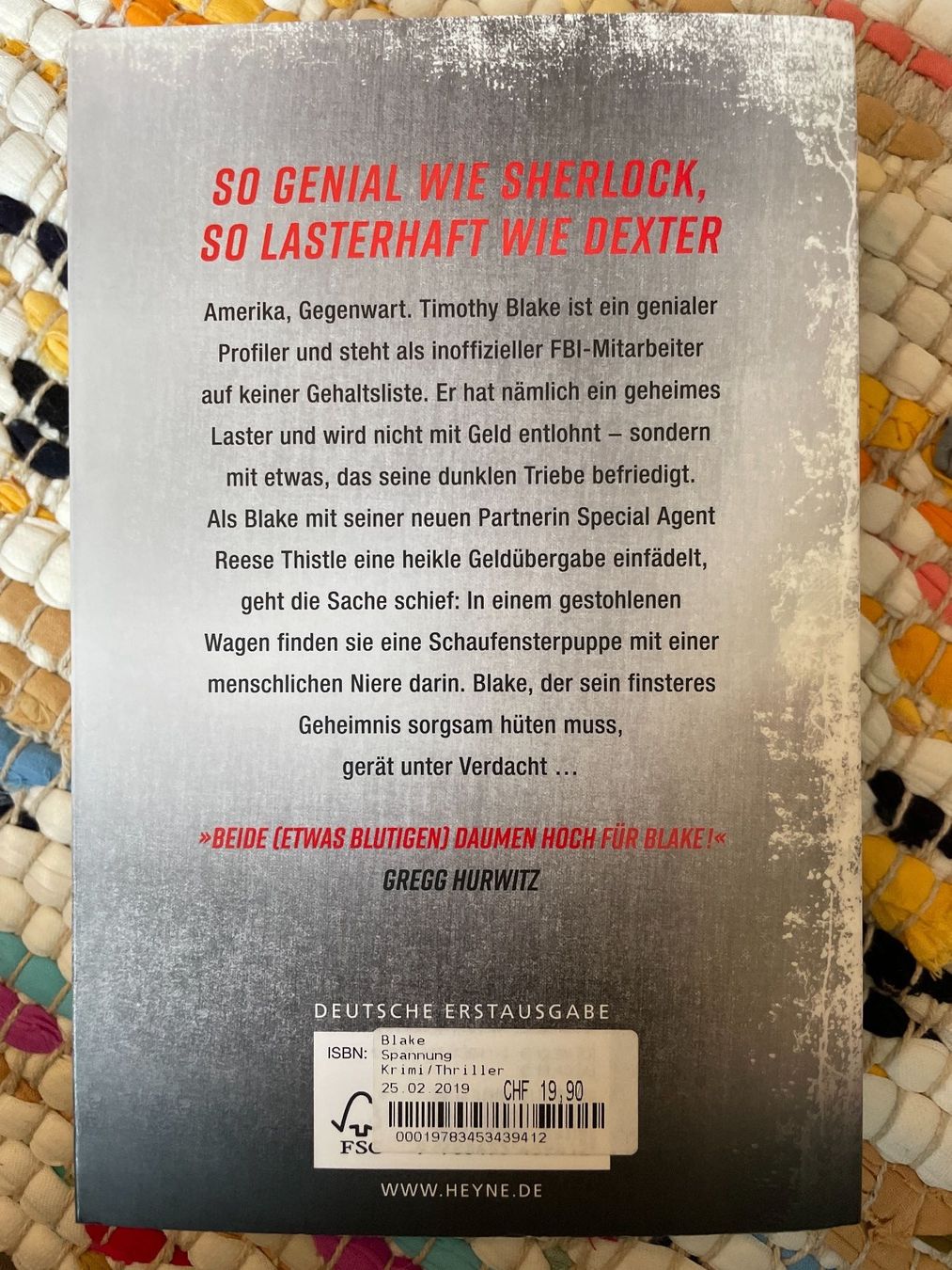 Bücher: JACK HEATH - Blake (Heyne Verlag, 2019) – Gebraucht aus Frasnacht von GracyStore 1