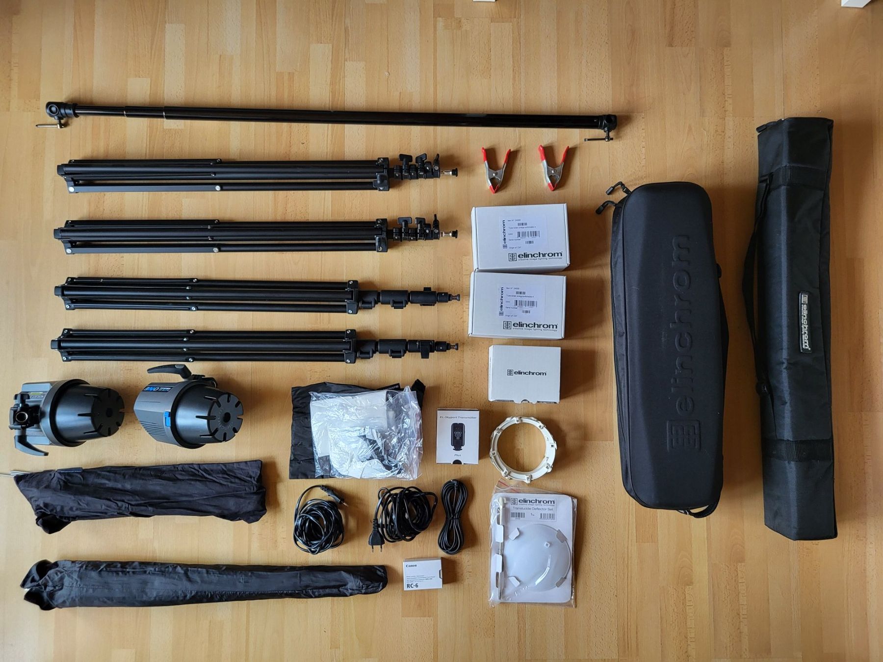 Elinchrom Blitze: Elinchrom D-Lite RX ONE Softbox To Go Set + plus 2 Stative – Gebraucht aus Eggiwil von kariiina 1