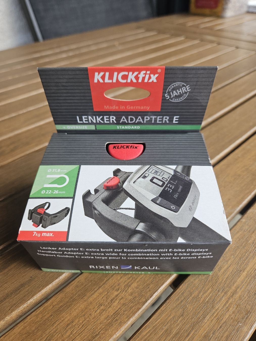 Ersatzteile: KLICKfix adapter E neuf – Neu und originalverpackt aus Plan-les-Ouates von