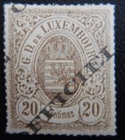 Luxemburg Official Kat. 5 II * 1855 Kat. 100 Euro