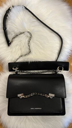 Karl Lagerfeld - Leder Handtasche/Umhängetasche