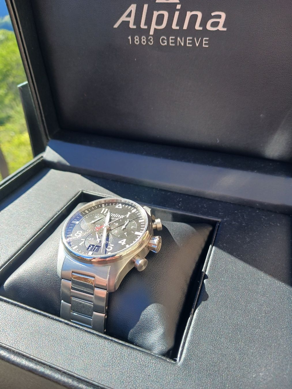 Alpina Montres: Alpina Startimer Pilot Chronograph Big Date – Neuf avec emballage d'origine à Locarno par swe_hz8t